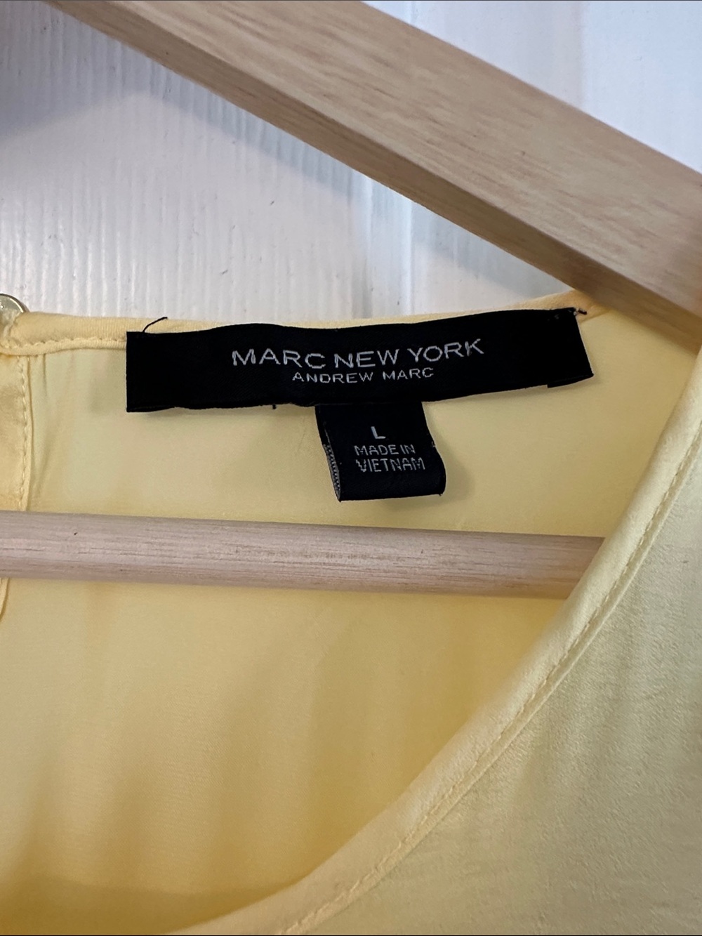 Soft Gathered Blouson Top in Light Yellow - Picture 2 of 5